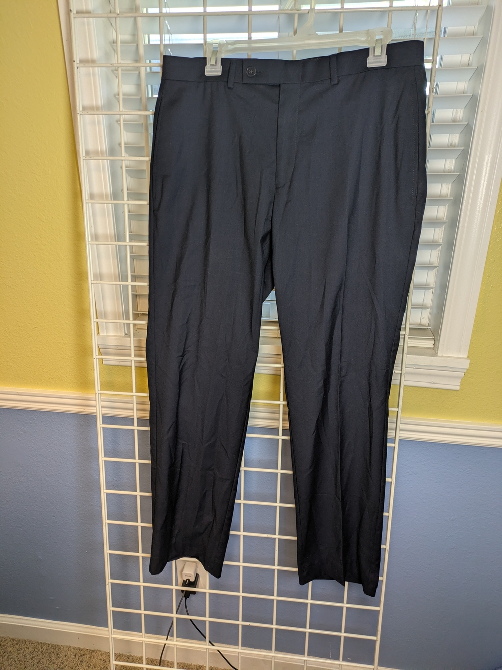 Men's Dark Navy Dress Pants